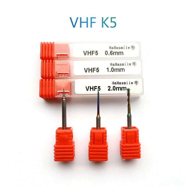 VHF K5 Zirconia Milling Burs 